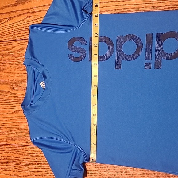 Adidas Kids Blue T-Shirt - Boy's Small - Picture 5 of 8